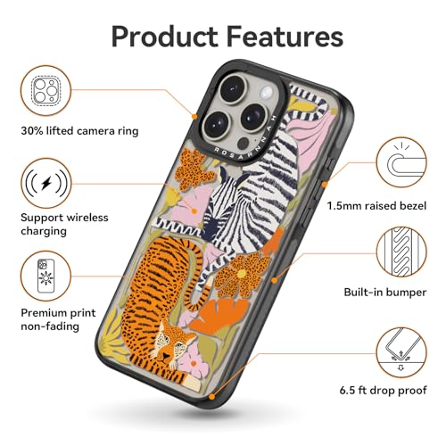 Coque compatible iPhone 15 Pro durable avec résistance aux chocs de 2m