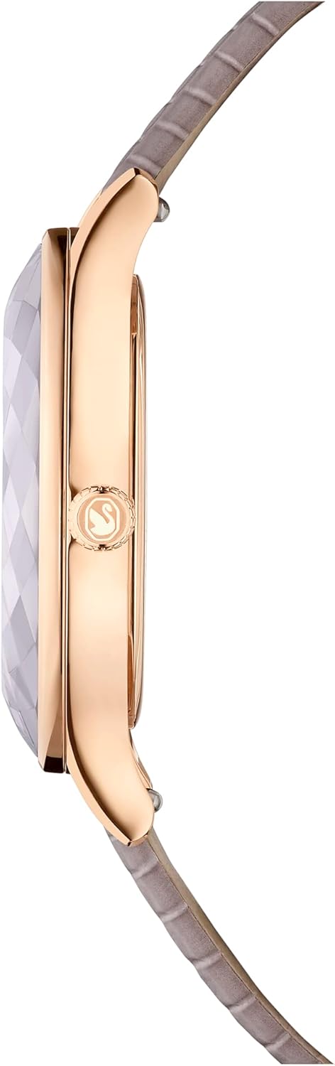 Swarovski Octea Nova Watch, Beige and Rose-Gold Tone Watch from The Octea Nova Collection 7 515gLu+wp2L. AC SL1500