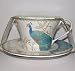 222 Fifth Peacock Garden Cup & Saucer For Coffee or Tea Fine China Tableware