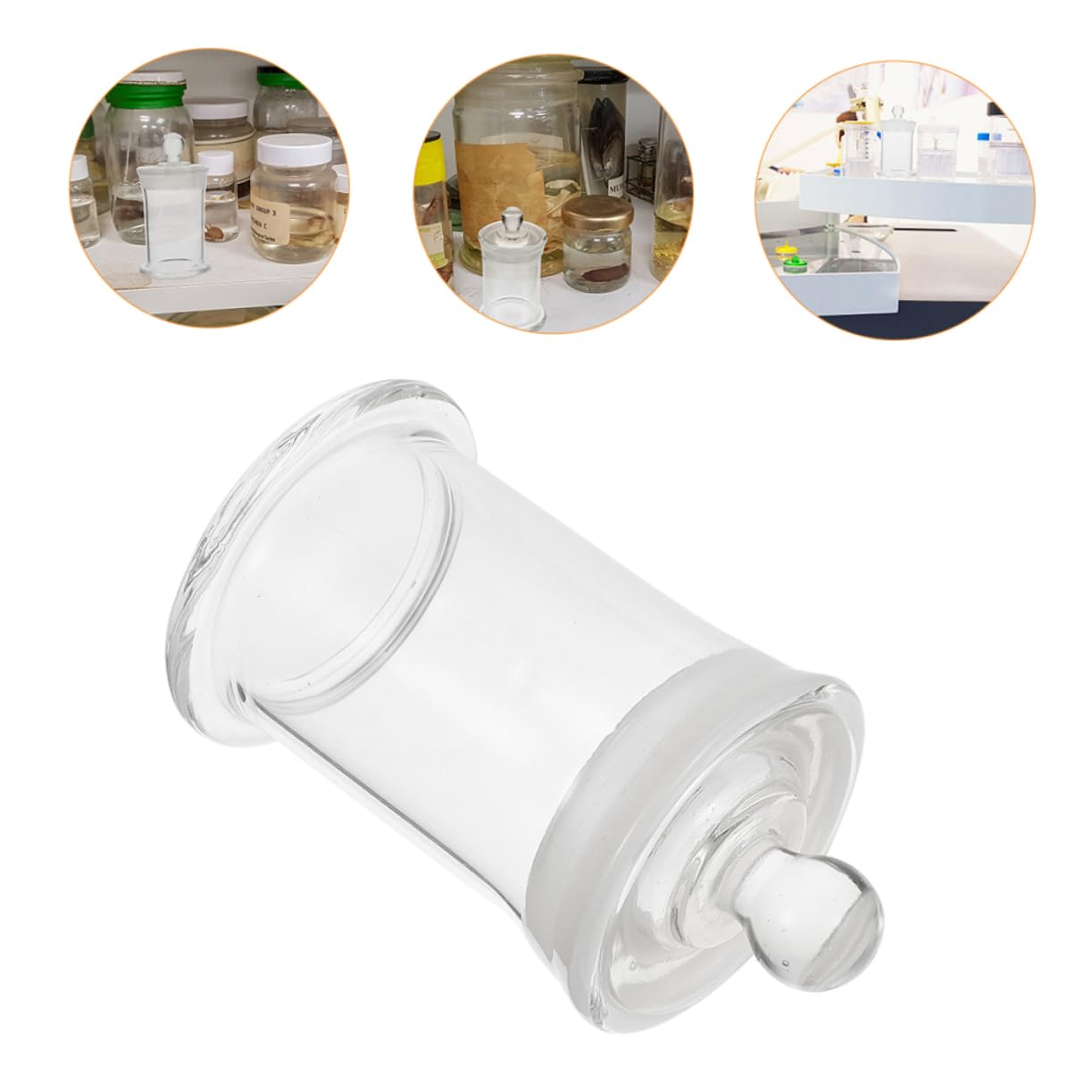 Gatuida 2stücke Hochtemperaturbeständige Borosilikatglas Flasche Für Probenlagerung Weinbrauen Ätherische Öle Laboranwendungen Mit Deckel