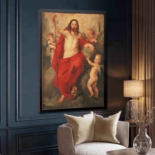 Impression sur toile Rubens pour décorer un salon grand format avec cadres suspendus