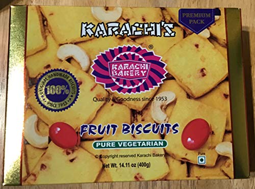 Karachi Cookies Fruit Biscuits 400 gms X 2 pk
