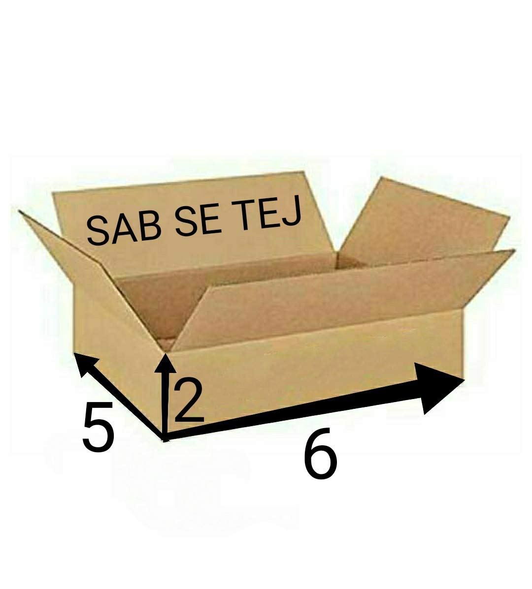SAB SE TEJ 3 Ply Corrugated Orange Color Box/Shipping Boxes/Packaging Boxes (6 x 5 x 2 inch) (Pack of 200) (B081ZFXQ3S) Amazon Price History, Amazon Price Tracker