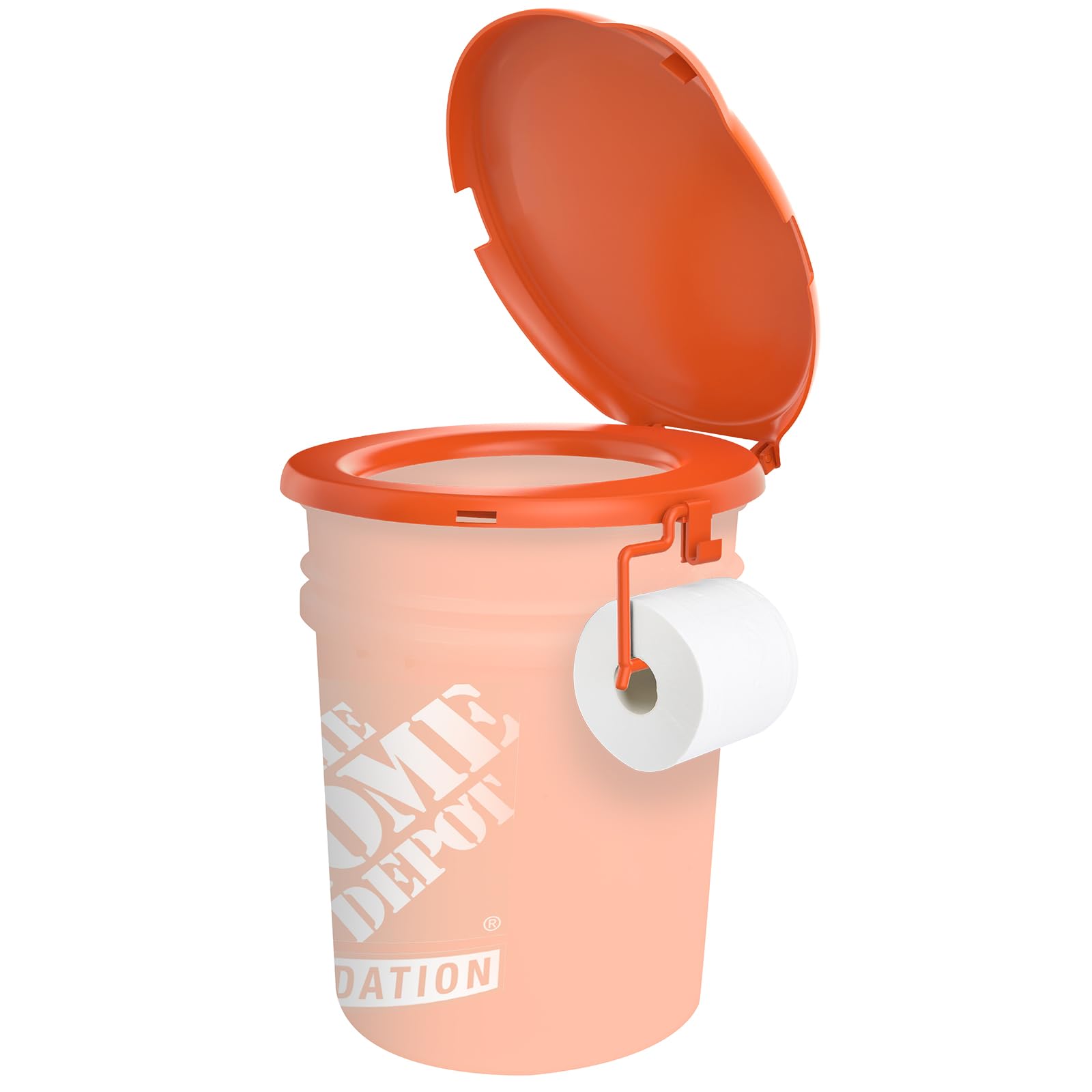 Gallon Bucket PAHTTO Snap-On Toilet Seat For 5-Gallon Buckets