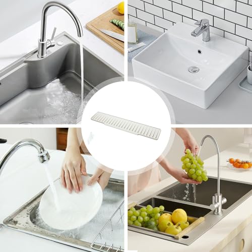 Protector contra salpicaduras de fregadero con almohadilla de silicona 6
