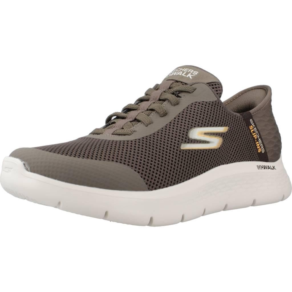 Skechers Go Walk Flex ハンズアップ ハンズフリー スリップイン。, ブラウン, 32.0 cm