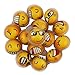 FirstChoiceCandy Jelly Filled Gummies - Assorted Flavor Gummy Filled Candies - Filled With Fruit Jams - 20 Pieces In Resealable Jar (Face)