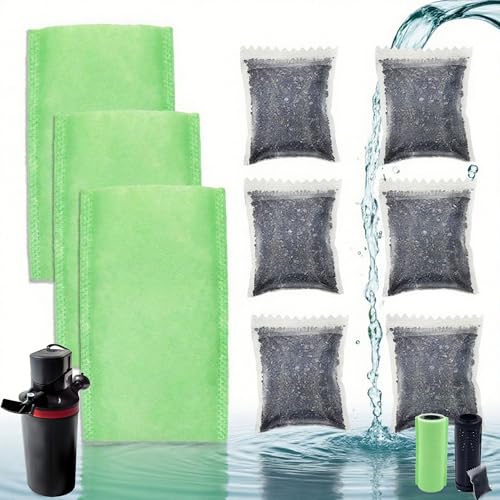 xcivi 9PCS Accessories Compatible with Marineland Magnum ML90770 Canister Filters, Media Filter Bags Activated Carbon, Polishing Internal Canister Filter for MarineLand Magnum Micron Cartridge PA0140
