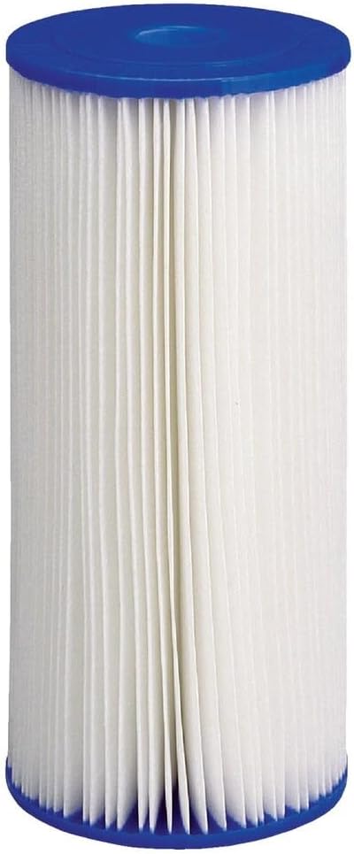 Culligan R50-BBSA 5 Micro 10" x 4.5" Whole House Pleated Washable Sediment Filter, Replacement Cartridge Compatible with FXHSC, R50-BB, WFHDC3001, W50PEHD, GXWH40L, (Pack of 1), White