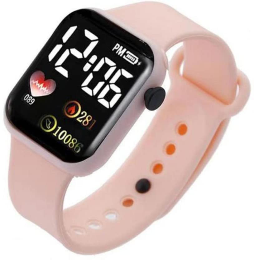 MASTRENA Digital Dial Waterproof Smart Design LED Display Kids Pink Watch for Boys & Girls (B0BSV4HZRC) Amazon Price History, Amazon Price Tracker