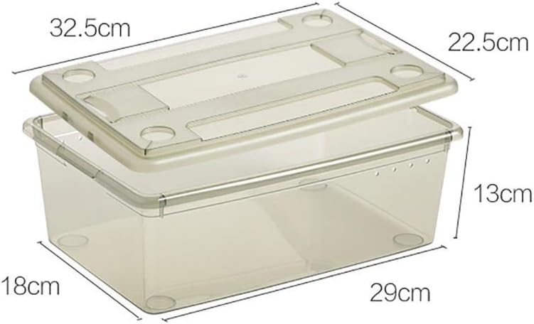 Diagram showing dimensions of the Anncus storage box