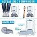 Automatic Dog Water Bowl with Wide Bowl for Dogs Cats Small Pets Under 30 lbs, 1 Gallon 3.8 Liter Capacity Replendish Gravity Waterer with Safety Twist Lock Opening, Dog Food Recipe eBook Included