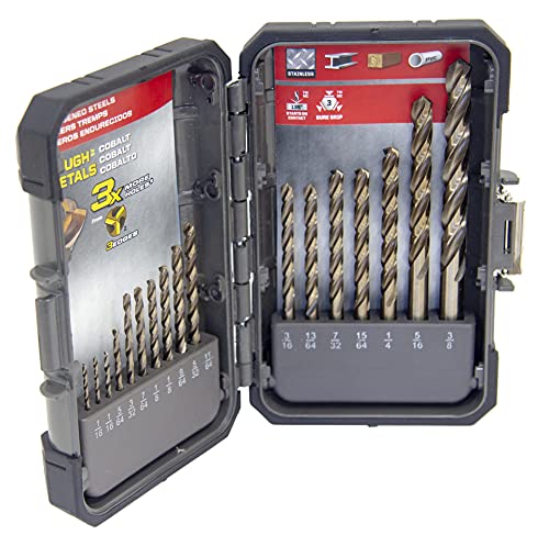 Forets en cobalt Mibro 492261 coffret de 17 pièces pour perçage métal