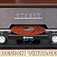 Denver MDA-525DW Retro Musiksystem – DAB+ Radio, FM, CD, Bluetooth, AUX & USB – 2 x 50W Lautsprecher, Farbdisplay & Weckfunktion – Nostalgisches Design mit modernem Sound