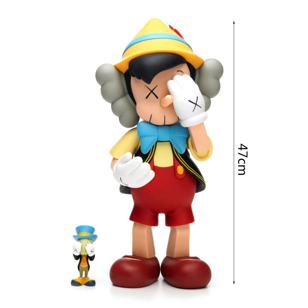 XX-Augen-Puppenspielzeug, Heim-Tischdekoration, Puppenornament for die Spielzeugsammlung „EIN guter Freund“.(47cm)