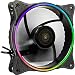 Produktbild Inter-Tech RGB Zusatzlüfter schwarz für X-908/X-608, 120mm