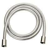 BRIGHT SHOWERS Shower Hose For Hand Held Shower Heads, 59 Inches Cord Stainless Steel Hand Shower Hose, Ultra-Flexible Replacement Part with Brass Insert, Brushed Nickel