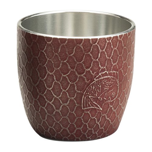 Amazon.co.jp: 伝統工芸 大阪錫器 ぐい呑み 鯛網 （朱） : ホーム