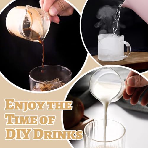 Juego de 4 Vasos Medidores de Vidrio con Doble Pico 75 ml miniatura 5