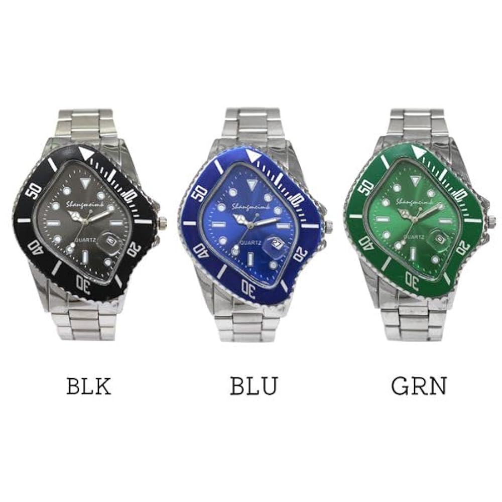 Amazon | ノーブランド品 クラッシュオマージュウォッチ 日付