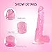 7.6 Inch Adult Tools for Women Silicone Waterproof Womens Toys Classic Wand with Powerful Suction Cup for Hands Free Play Outdoors or at Home Thrusting Sensory Toys Woman