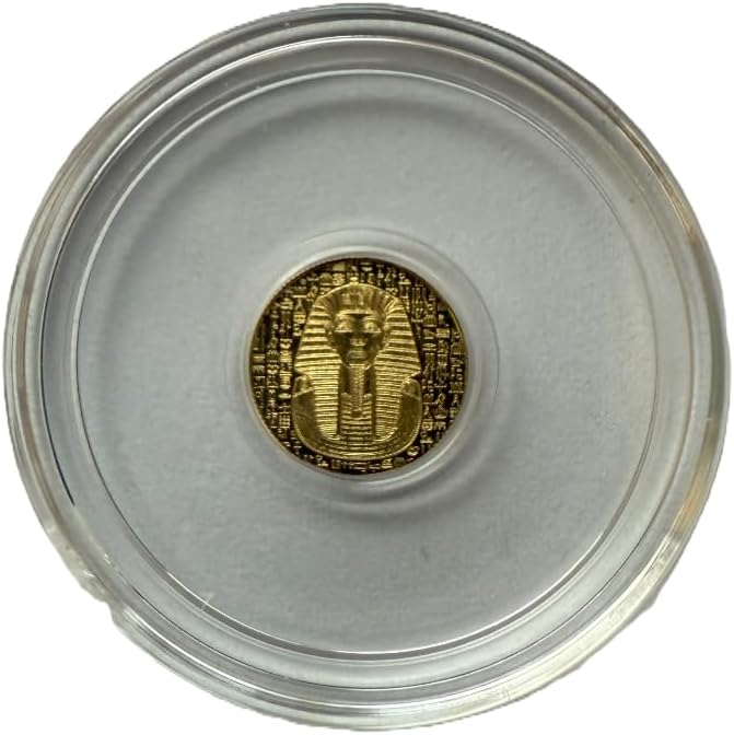 1/200 oz .9999 Fine Gold – Egyptian King TUT Design (Sealed in Capsule)