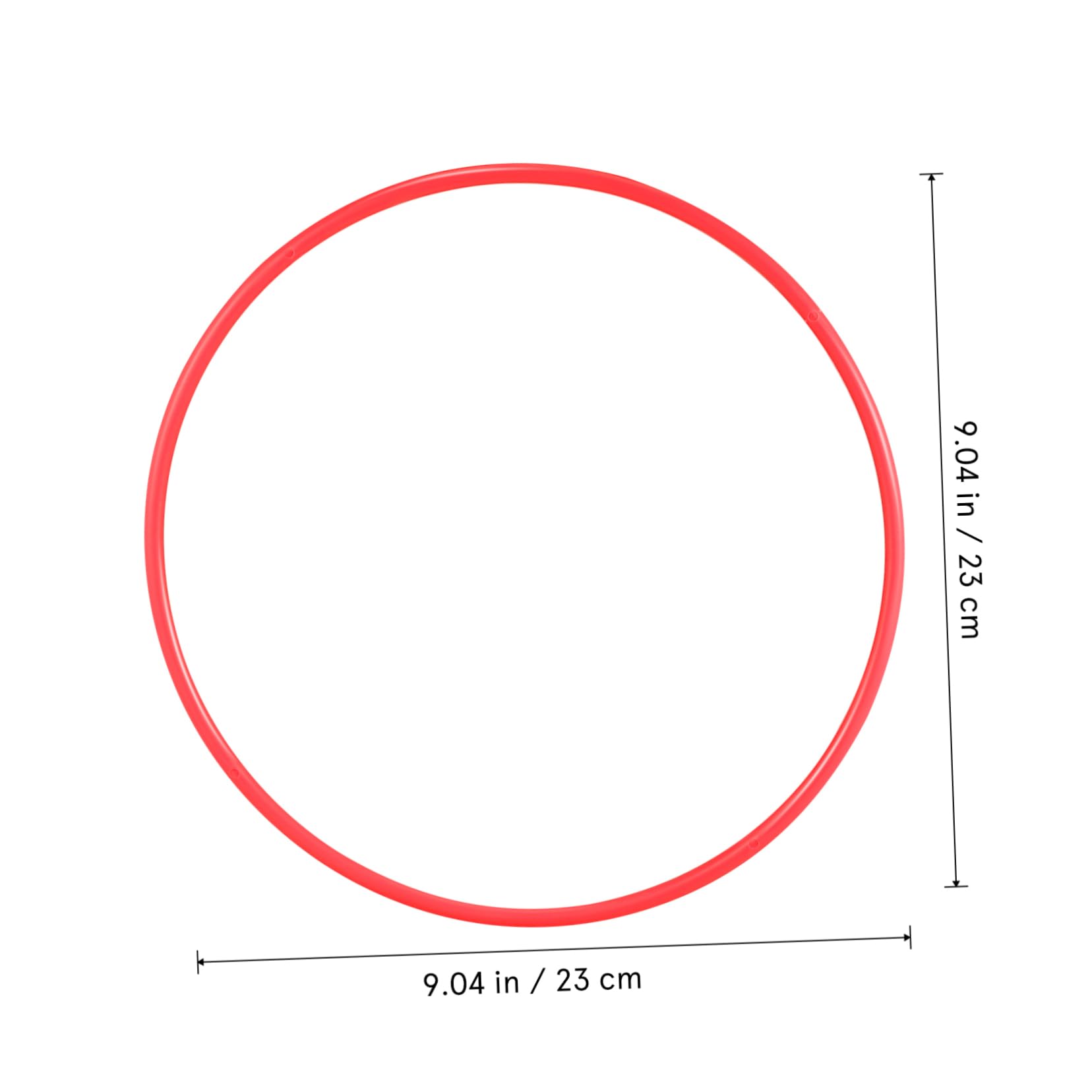 BRIGHTFUFU 12 Pcs Plastic Toss Rings for Agility Practice and Outdoor Fun Durable Smooth Edged Tossing Rings