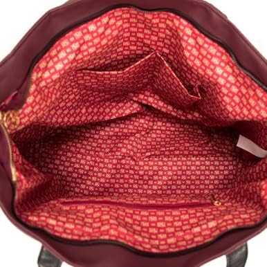 Badgley Mischka Rose Vegan Leather Weekender Duffel Bag (Black) - Image 2