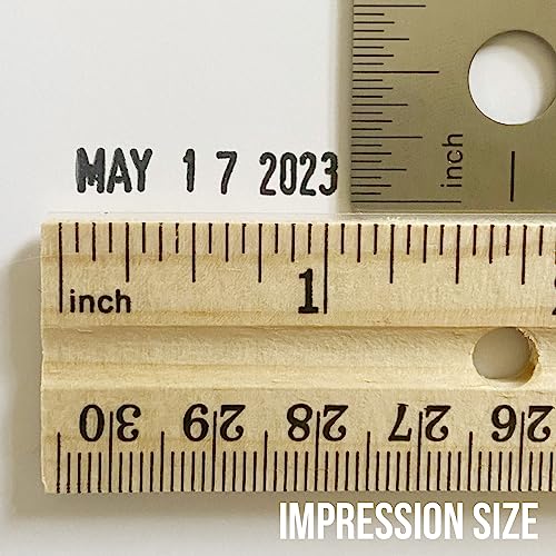 Trodat 5030 Professional 4.0 Date Only Stamp, Self Inking, Impression Size 1-5/8” X 3/8” (Black) #TOP4