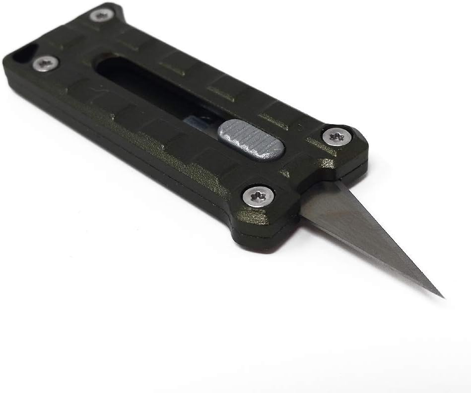 Daily Utility Tool (D.U.T.) Blade - Great For Cutting Tasks, Box Cutting - Small Pocked Box Cutter EDC Survival Knife