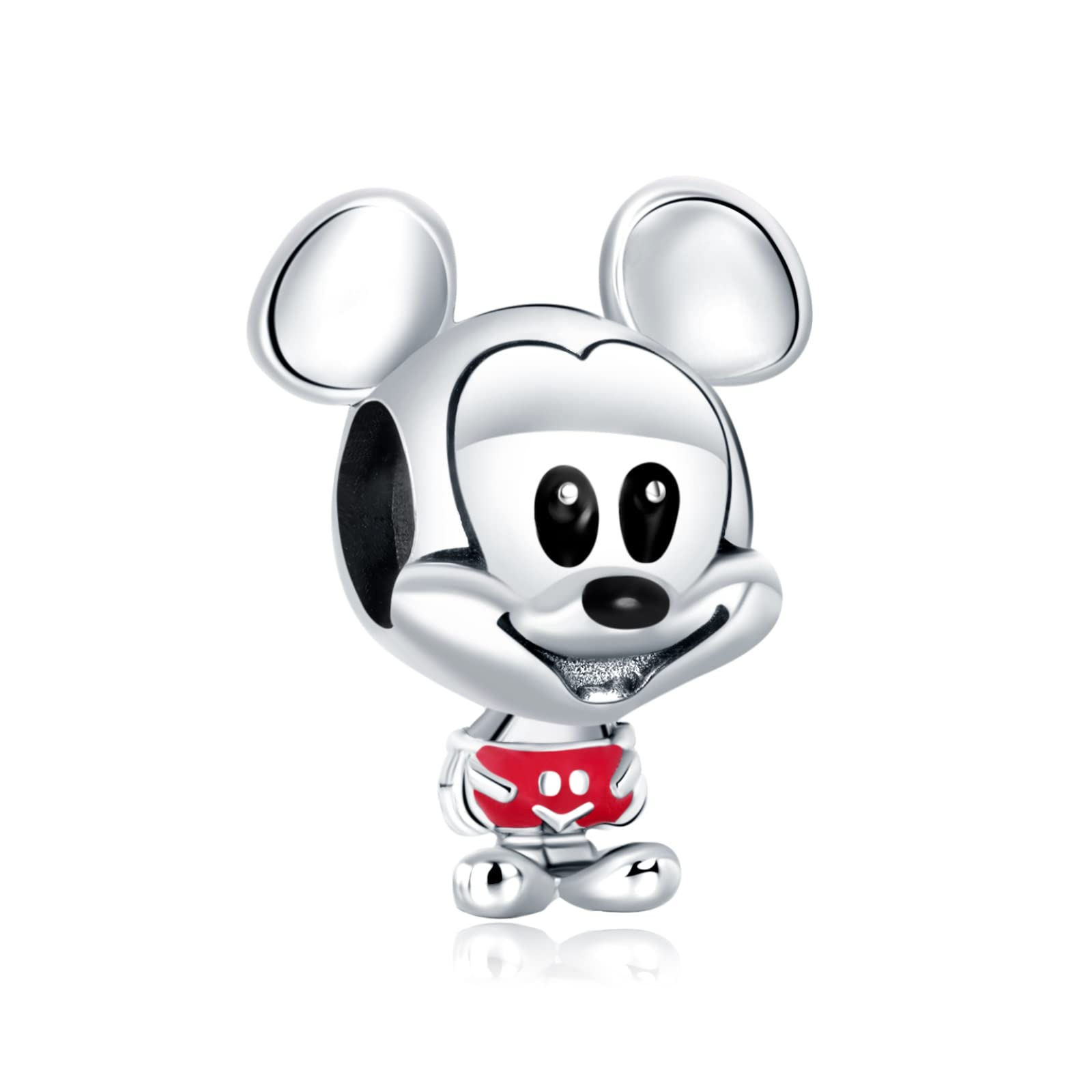 H.ZHENYUE Abalorios Charm para pulseras Plata de Ley 925 con Cartoon Animal People Circonita Cúbica 3 paquetes para mujeres collares Colgantes regalo,Navidad,San Valentín,día madre para mujeres niñas