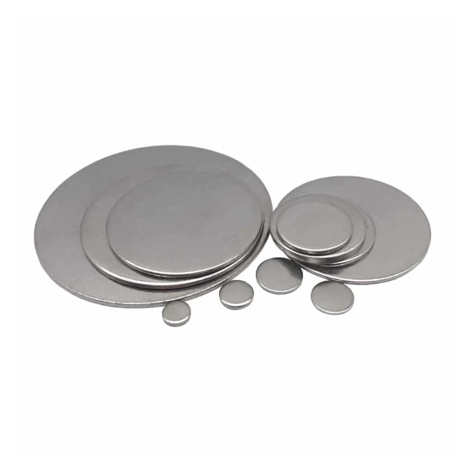 Disque en tôle circulaire, tôle ronde en métal, 1/2/5/10 pièces, disque en tôle, disque rond plat, diamètre 6-100 mm et épaisseur 1-2,7 mm(45x1.3mm(2Pcs))