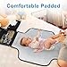 Accmor Portable Diaper Changing Pad, Waterproof Travel Baby Changing Mat, Newborn Essentials Baby Shower Gifts, Black