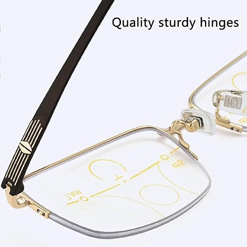 Miniatura 5 de CAOXN Gafas de lectura inteligentes del negocio del zoom antifatiga, gafas de sol polarizadas fotocromáticas al aire libreUV400, gris,+1,50