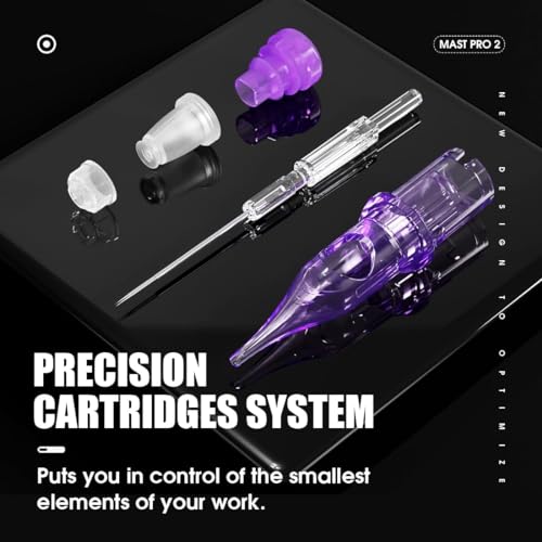 Mast Pro2 Tattoo Nadeln Set 20 Stück Bugpin Round Liner #1003RL 0.30mm Tattoo Cartridges für Tattoo Maschine