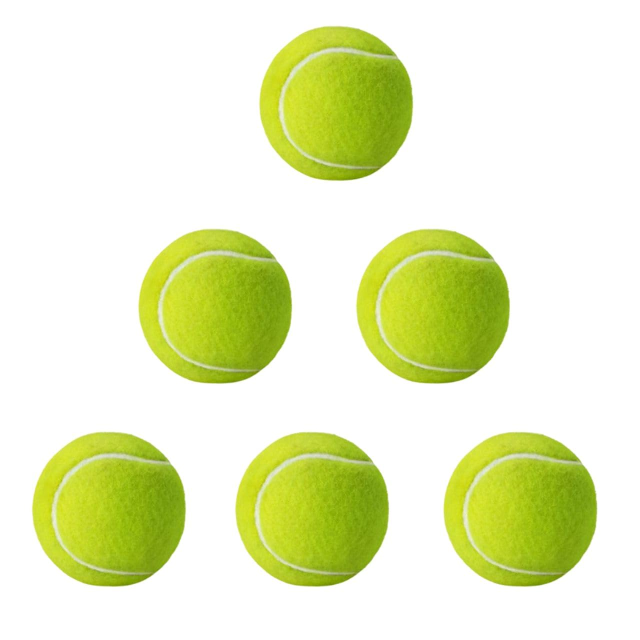 Cricket Balls for Home [Pack of 6] | Practice Tennis Ball Cricket | Lightweight & High-Bounce Rubber Cricket Balls | Ideal for Street Matches, Indoor & Outdoor Cricket, Green-image-16