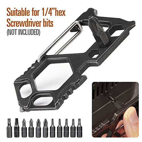 11-in-1 Stainless Steel Multitool Carabiner