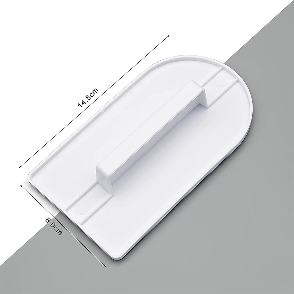 2 piezas de plástico blanco para glaseado de fondant, herramienta de paleta para decoración de pasteles, esculpir y modelar, herramientas de decoración