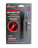 New Skilcraft LUMINATORTM Red LED Tactical Light Pen - Pressurized Ink capsule - The Ultimate LED Pen - Retains Night Vision!