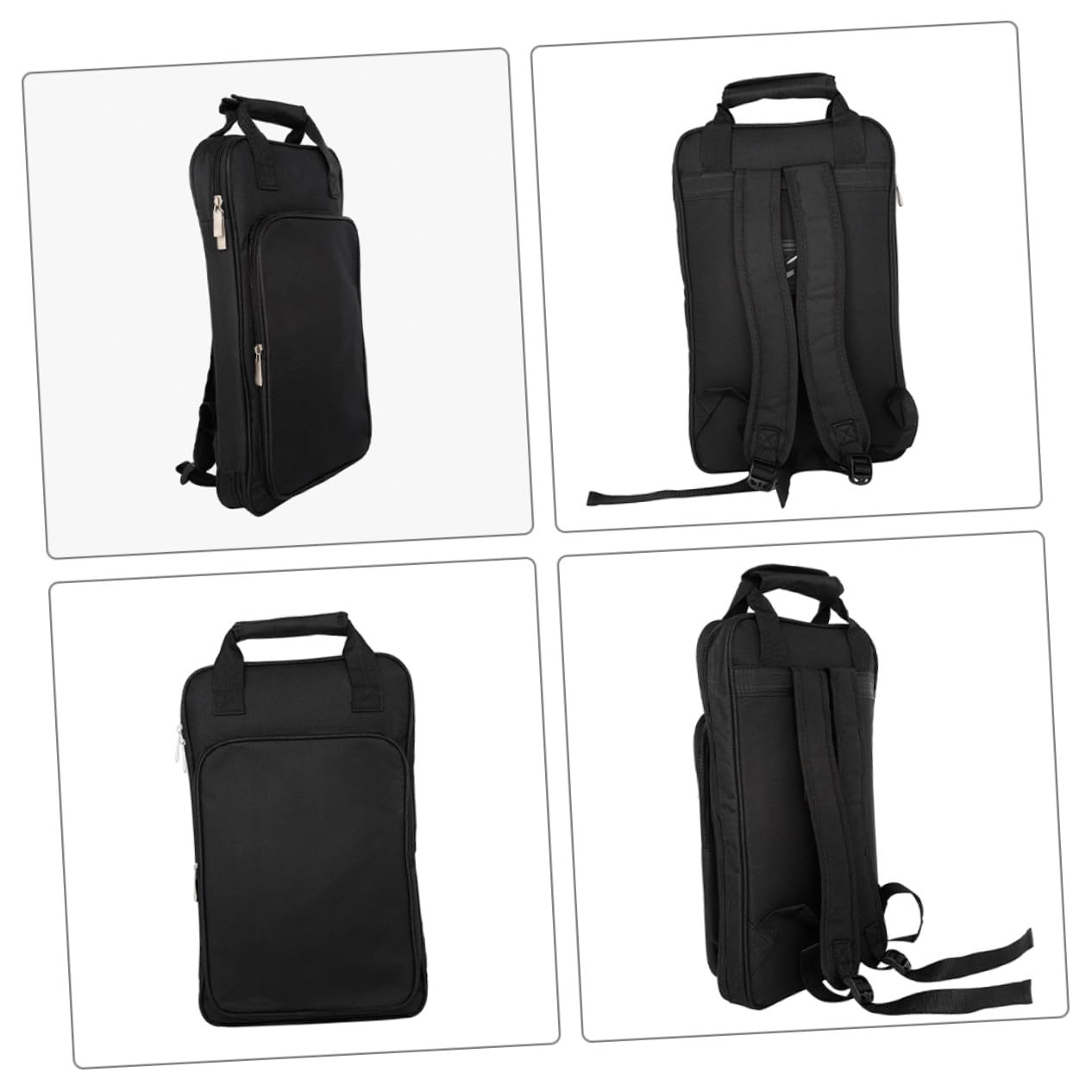Levemolo Borsa con Ampia Capacità Porta Bacchette Batteria Nero Oxford Resistente e Trasporto Comodo e Tracolla Regolabile, per Festa Scuola Decor