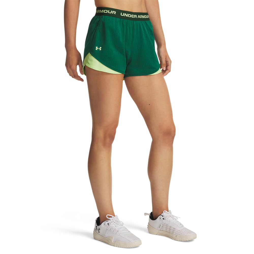 

                                                    Under Armour Women's Tech Play Up Twist Shorts, (3