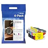 Washope LC3213 LC 3213 Kompatibel für Brother LC3213 Multipack Original für Brother MFC-J497DW Druckerpatronen MFC-J572DW MFC-J491DW DCP-J895DW MFC-J774DW DCP-J890DW (4er-Pack)