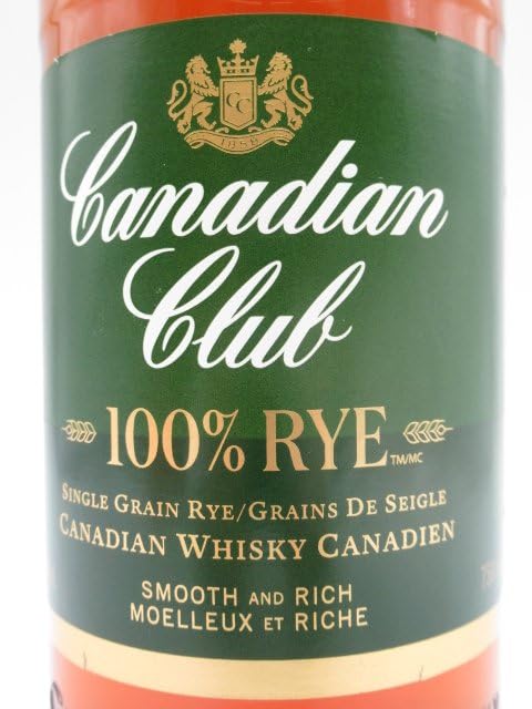 Amazon.co.jp: カナディアンクラブ ライ 100％RYE 並行品 40度