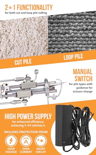 Chimichu'S Choice CC-0002 Rug Tufting Gun & Carpet Trimmer Starter Kit thumb #2