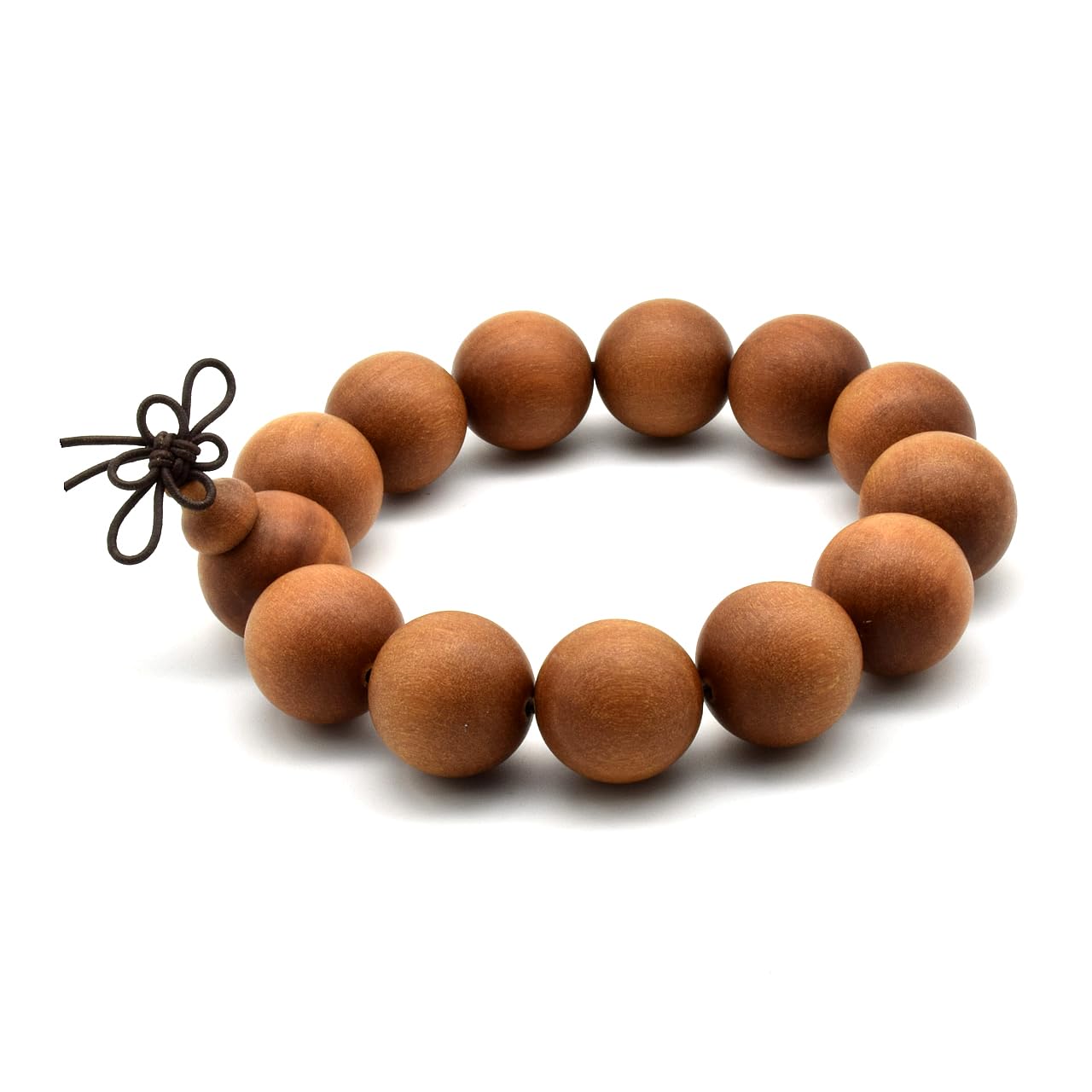 Zen Dear Unisex Teak Wood Prayer Beads Buddha Buddhist Beads Japa Mala Necklace Bracelet Bead