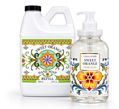 Home and Body Company Hand Soap Refill, Made in the USA 2-Pack includes 19.5 fl oz Hand soap with 64 oz each Refill (Beach) image 4