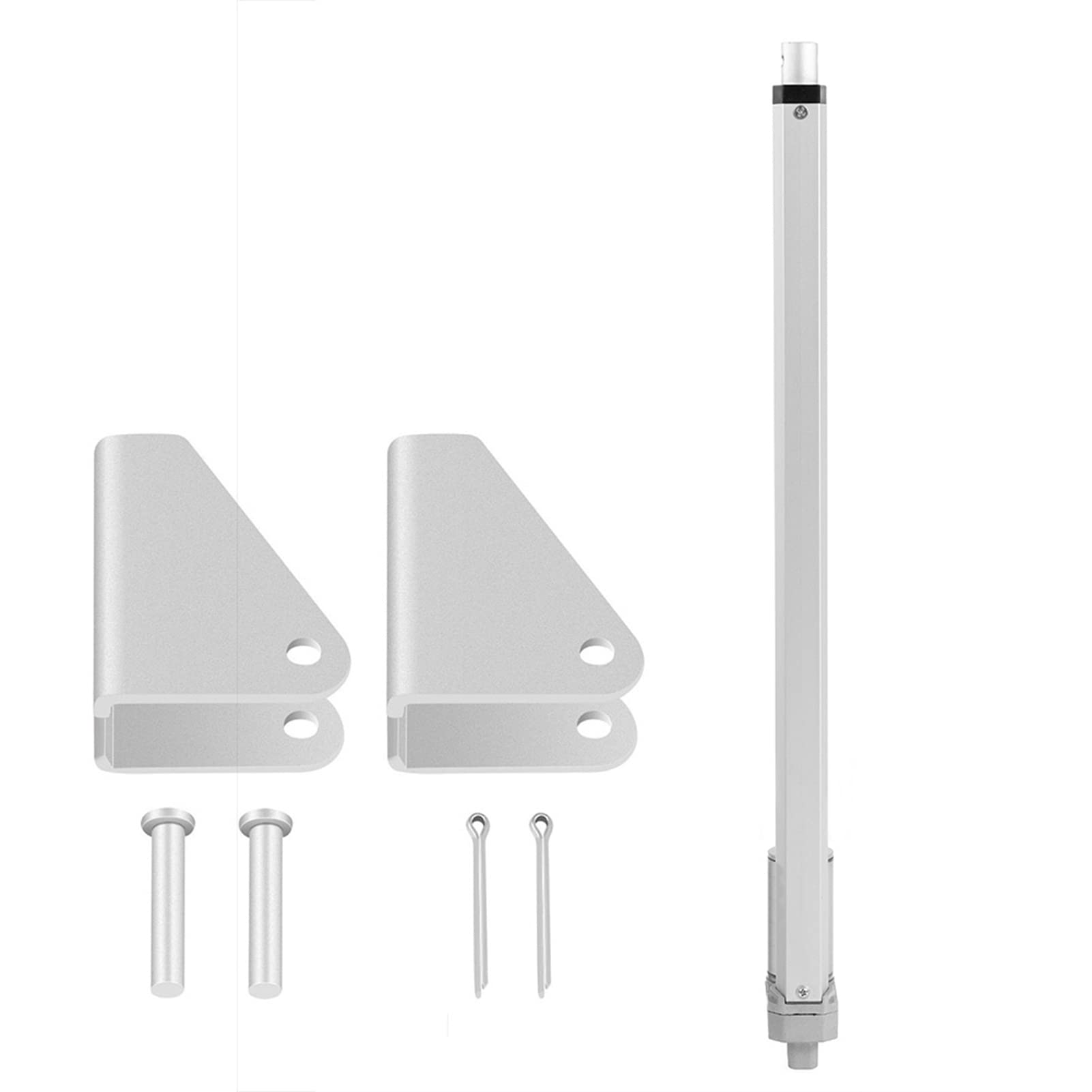 Actuador lineal eléctrico 12V silencioso eficiente con soporte fijación ángulo recto #6