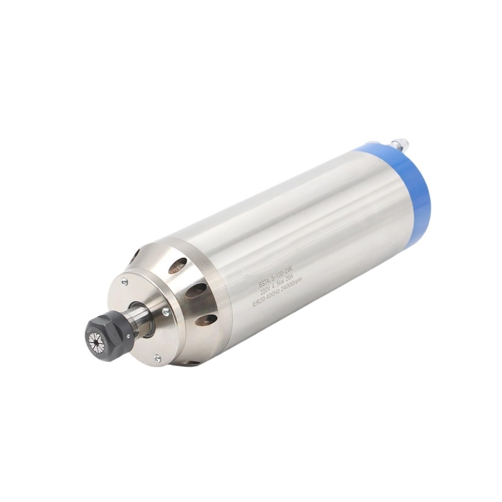 KACOME 4.5KW ER20 D100mm Water Cooled 380v 220v 400Hz CNC Spindle Motor Ceramic Bearing CNC Router Machine(380V)