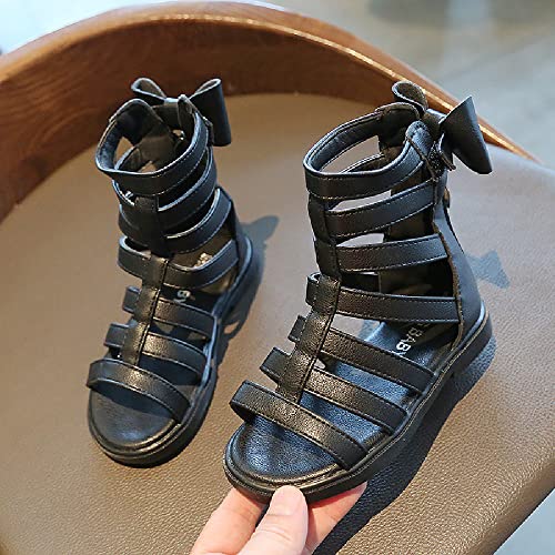 MATERUIEYES Summer Strap Children Gladiator Fashion Girl Bow Rear Zipper Sandals2