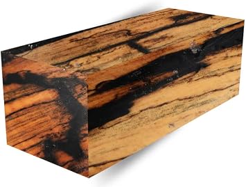 Exotic Wood Black and White Ebony Lumber Many Sizes for Hobby Craft Woodworking Projects Pale Mone Ebony Royal Ebony Woodturning Timber 1.75"x1.75"x3"